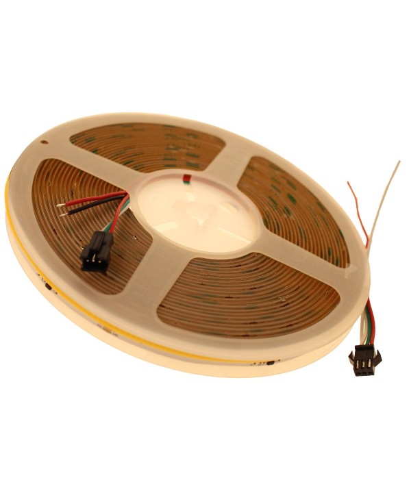 24V Striscia Led Dinamica IC WS2811 10 Metri 4000K 8W/M CRI 90 IP20 800 LM/M Passo 10mm Sequenziale Progressiva Graduale