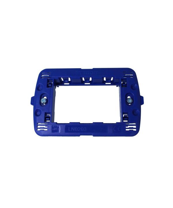 ETTROIT Supporto 3P Serie Space 3 Posti Compatibile Con Bticino Living International