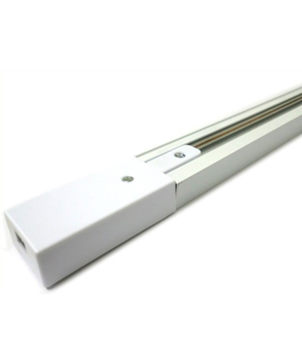 Sistema Binario Guida Da 1 Metro Colore Bianco Mono Fase Per Faretti Led A Binario