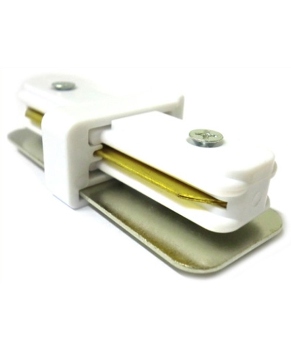 Giunto Lineare a I Connettore Per Binario Illuminazione Faretti Led Modello I Colore Bianco Per Mono Fase