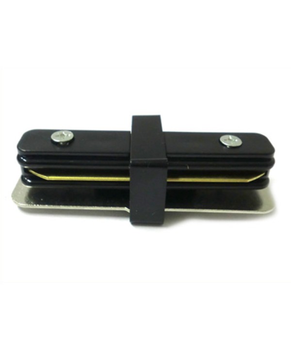 Giunto Lineare a I Connettore Per Binario Illuminazione Faretti Led Modello I Colore Nero Per Mono Fase