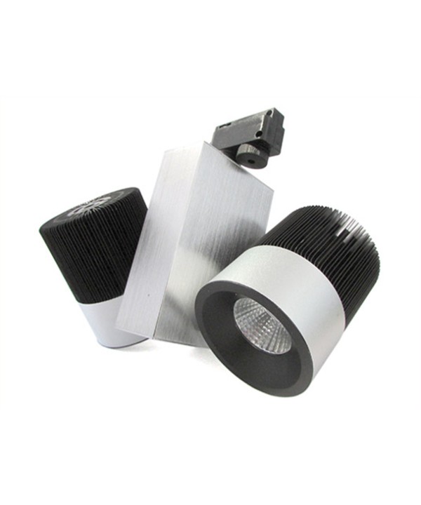 Lampada Faretto Led A Binario Bianco Caldo Doppia Testa Faro 2X15W Cob Regolabile 30W 220V