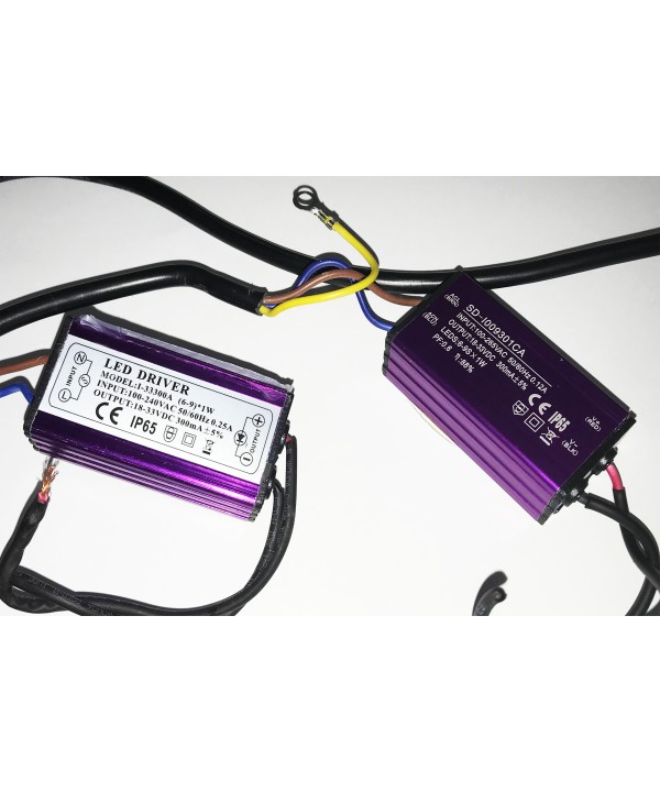 Led Driver CC 300mA 24V-44VDC (8-12)X1W Corrente Costante IP65