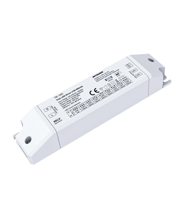 Led Driver CC Dimmerabile 10W TE-10A Con Triac Corrente Costante Modulare 350/400/450mA