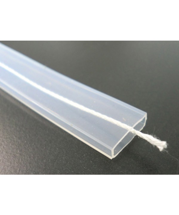 Tubo Silicone Guaine Gomma Flessibile Per Strip Bobina Striscia Led Da 10mm IP67 1 Metro