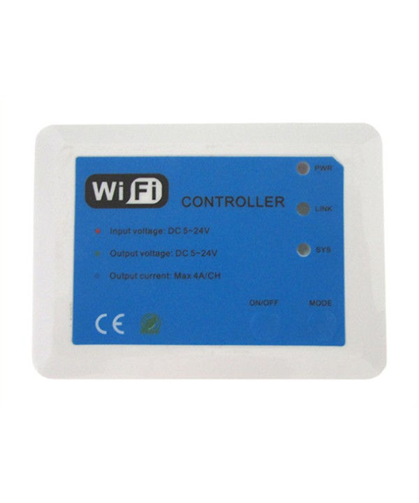 WiFi Mini Controller Centralina 12V 24V 3X4A Per Strip Led RGB Color Temperature Dimming Light WF102