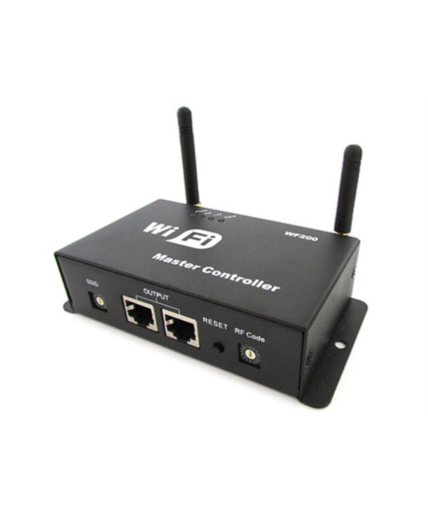 WiFi Multi Point Controller WF200 Master Centralina Madre Wireless Per Led RGB Controllabile Con Iphone Smartphone