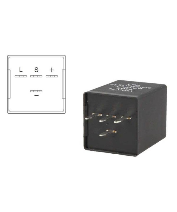 Flasher Led Lampeggiatore Rele Relay 4 Pin EP29 12V Per Frecce Led Universale