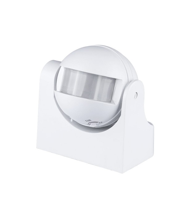 Sensore PIR Movimento Luce Crepuscolare Timer Rilevamento Presenza Infrarossi 220V Massimo 1200W IP44 Esterno Da Muro Orientabile 180 Gradi SKU-4967