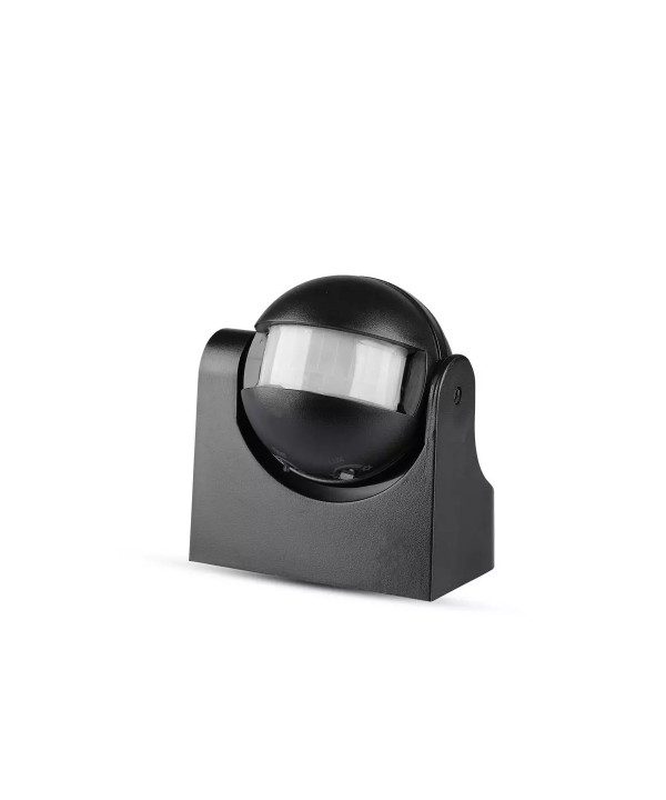 Sensore PIR Movimento e Crepuscolare Timer Rilevamento Presenza Infrarossi 220V Carcassa Nera SKU-5077