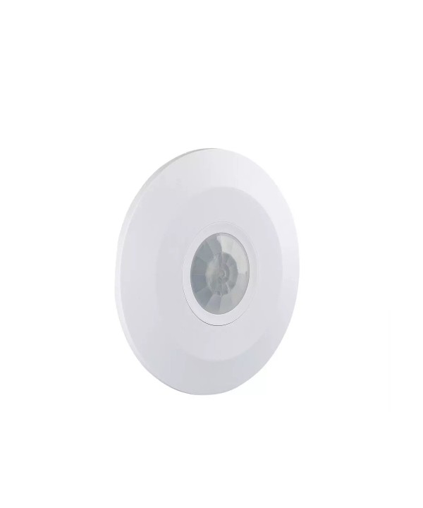 Sensore PIR Movimento e Crepuscolare Timer Da Soffitto Carcassa Bianca 220V 360 Gradi SKU-5086
