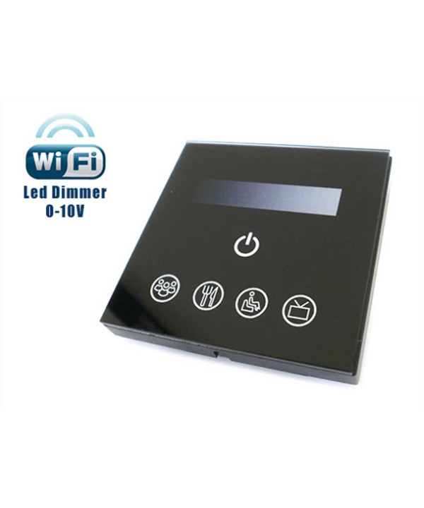 Led Dimmer Segnale 0-10V 220V 200W Touch Panel WiFi Interfacciabile Con Iphone Smartphone Android TM113
