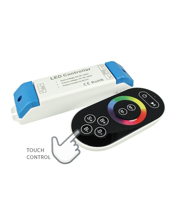 Centralina Led Controller RGB 220V Per Striscia Led Alta Tensione Con Telecomando Wireless RF700
