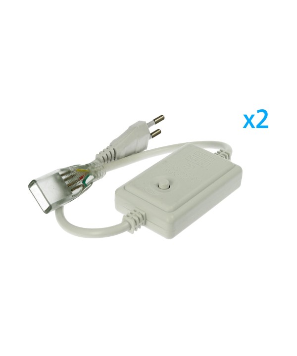 2 PZ Spina Alimentatore Trasformatore Raddrizzatore 4 Pin RGB Passo 12mm Con Mini Controller Per Bobina Led RGB 220V Fino a 50 Metri 500W