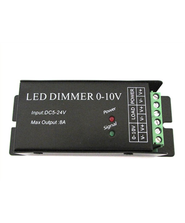Led Dimmer Con Segnale 0-10V o Con Potenziometro 12V 24V 8A Per Striscia Led DM010