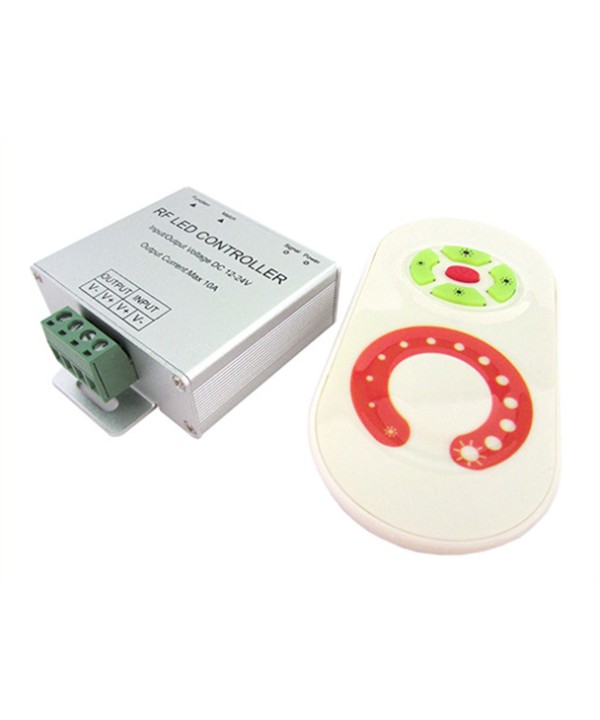 Led Dimmer Mono Colore 12V 24V 10A Con Telecomando RF Wireless Per Bobina Led RF303