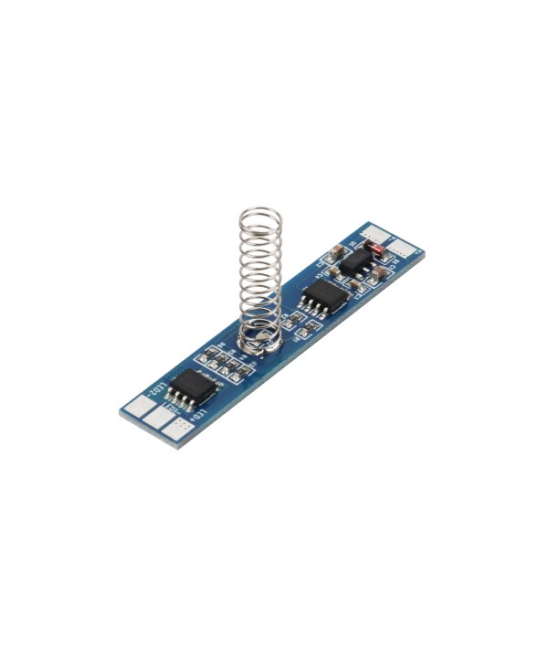 Interruttore LED Dimmer Touch Da Incasso CCT con Memoria 0V e Cambio della Temperatura Colore Tensione di Ingresso 12V-24V DC Tensione di Uscita 12V-24V DC Altezza della Molla 20mm