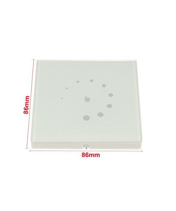 Led Dimmer PWM Touch 12V 24V 8A Da Incasso A Muro 86X86mm