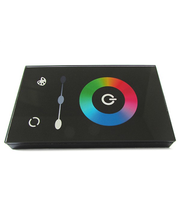 Centralina RGB Kit Led Controller Touch Pannello Da Incasso Muro Standard Italiano Scatola 503 Rettangolare 12V 144W TM08U