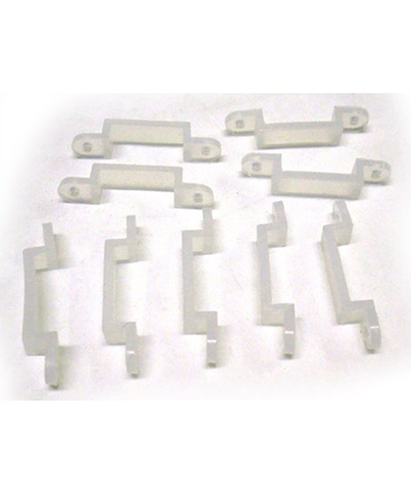 20 PZ Clip Per Fissare Bobina Striscia Led Impermeabile Da 12mm Di Larghezza