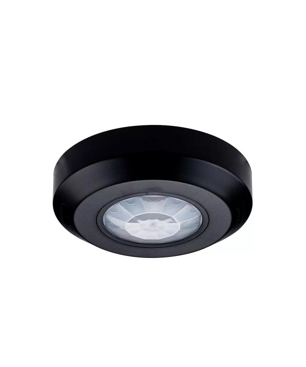Sensore di Movimento PIR Slim Da Soffitto Muro Montaggio a Plafone Nero 360 Gradi SKU-6607