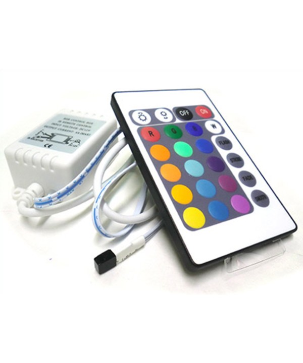 Centralina RGB Kit Controller Telecomando IR Infrarossi Per Striscia LED RGB 12V 3X2A IR240