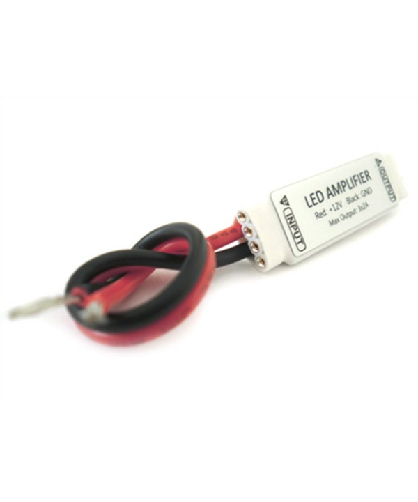 Mini Centralina Amplificatore RGB Per Striscia Led 12V 6A RGB Led Strip Amplifier