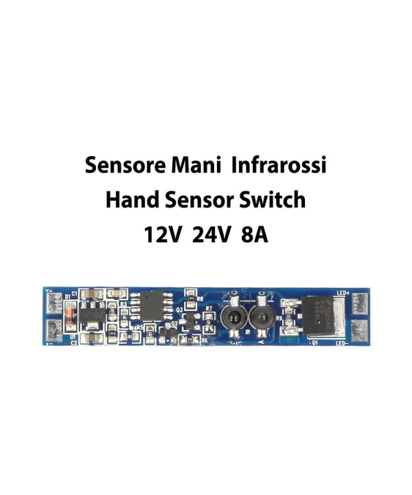 Sensore Movimento Mani 12V 24V 8A Per Profilo Alluminio