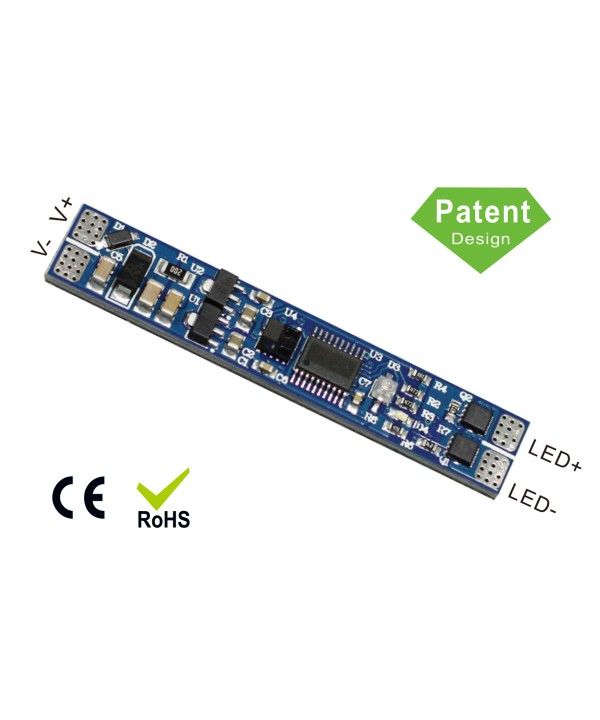 Interruttore Sensore Prossimità Con Dimmer 12V 24V 8A Per Strip Led Profilo Alluminio