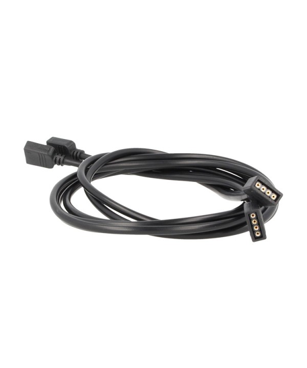 2 PZ Cavo Allungamento Da 1 Metro Con Connettori Presa Femmine 4 Buchi Entrambi Lati Per Striscia Led RGB