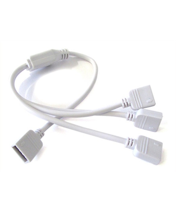 2 PZ Connettori Splitter Duplicatore Sdoppiatore Multipresa da 1 Cavo RGB a 3 Cavi Spine Prese RGB Femmine
