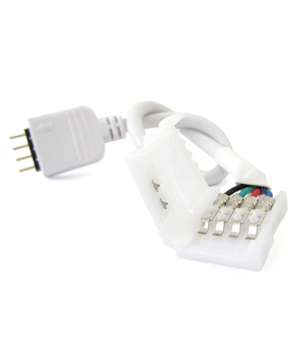 2 PZ Connettori Spina Maschio Con 4 Pin Morsetto Da 10mm RGB Per Chiudere Striscia Bobina Led RGB