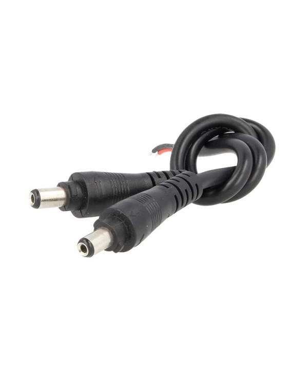 2 PZ Connettori Spinotto Maschio DC Con Lock Blocco Di Sicurezza Diametro 5,5mm x 2,1mm Colore Nero
