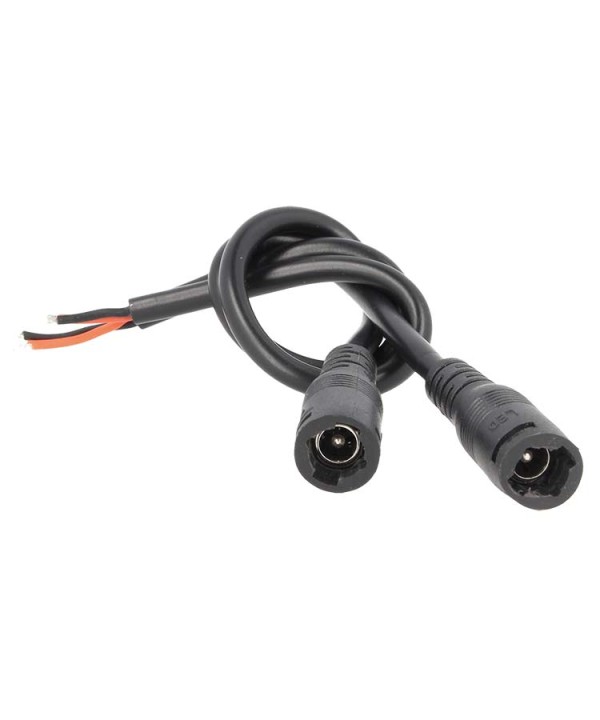 2 PZ Connettori Spinotto Femmine DC Con Lock Blocco Di Sicurezza Colore Nero Diametro 5,5mm x 2,1mm