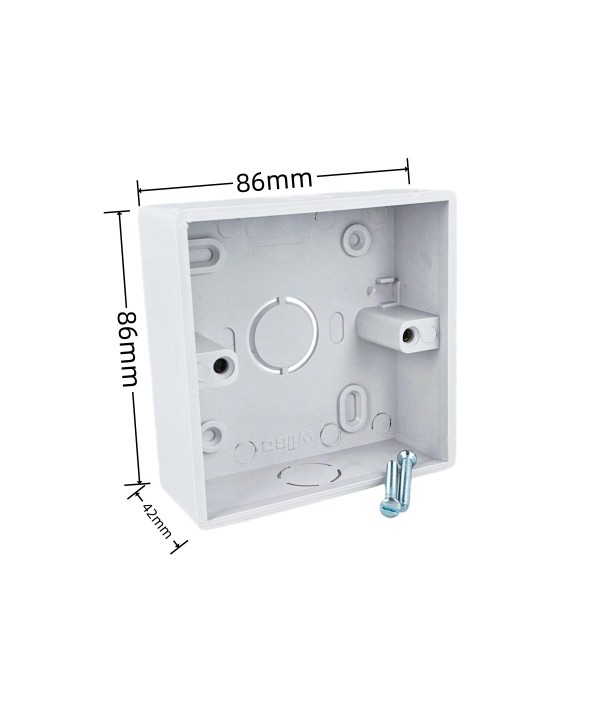 Scatola Da Incasso Muro Parete Quadrata 86X86X42mm Stile Cinese
