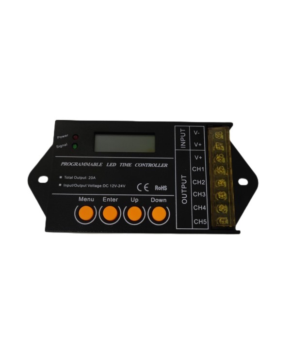 Centralina Led Timer Alba Tramonto Programmabile Time Led Controller Per Acquari Canarini Serre TC420