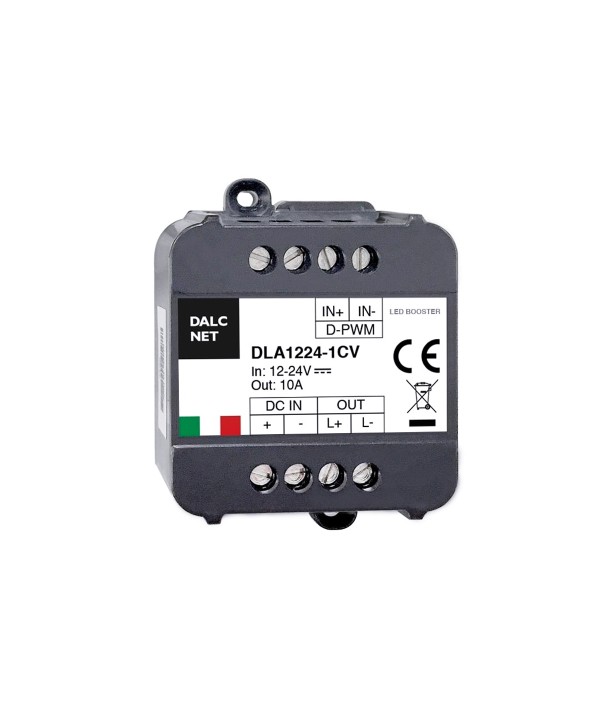 Dalcnet Easy Booster Led Amplificatore Segnale PWM DC 12V 24V 10A CV DLA1224-1CV