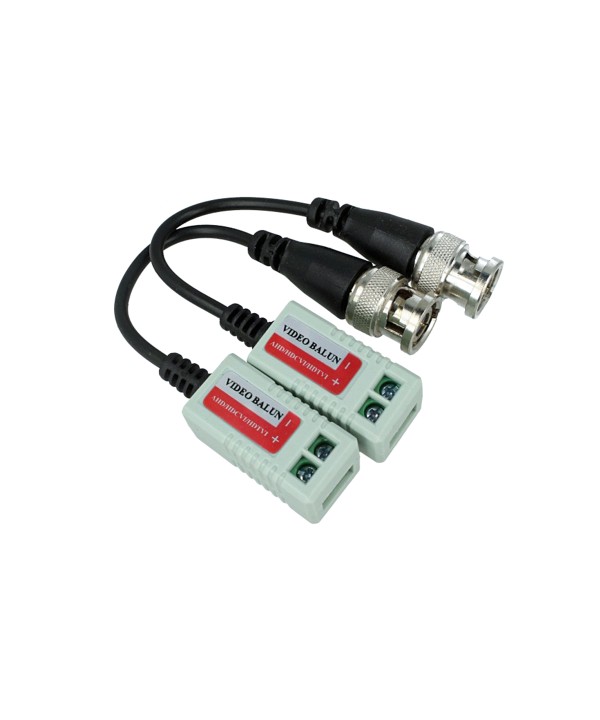 Balun Video BNC Maschio 1080P 2MP CVI TVI AHD CAT5/5E/6 Per Telecamera DVR Videosorveglianza