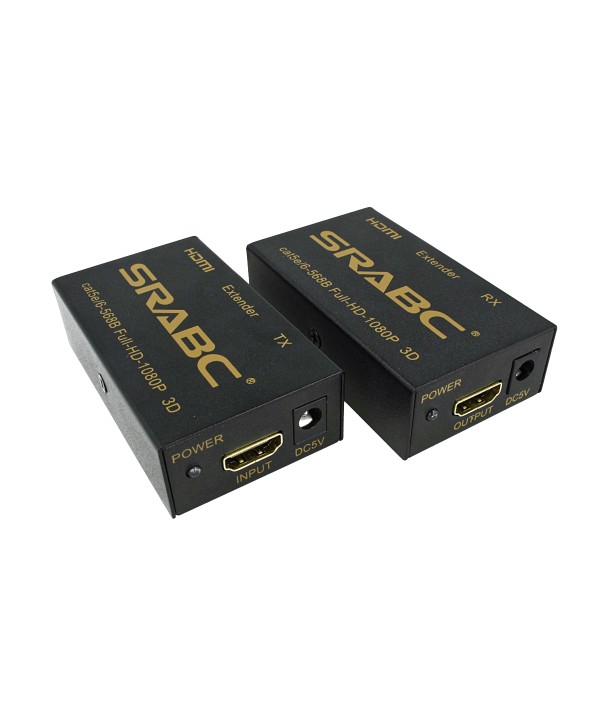 HDMI Extender 1080P 3D 60m Cavo Di Rete LAN Ethernet CAT5e CAT6