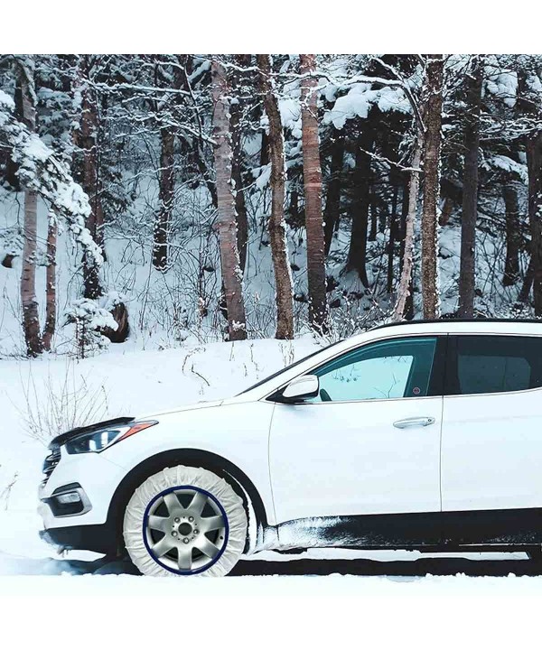 Calze Da Neve per Auto Omologate EN 16662-1 Modello Bianco Standard Misura L