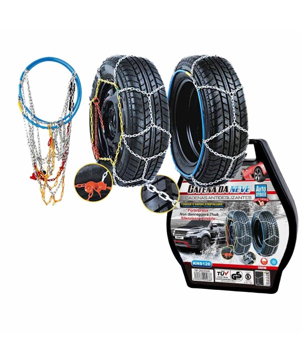 Catena Da Neve 9mm KNS120 Gruppo 120 Omologato ONORM V5117