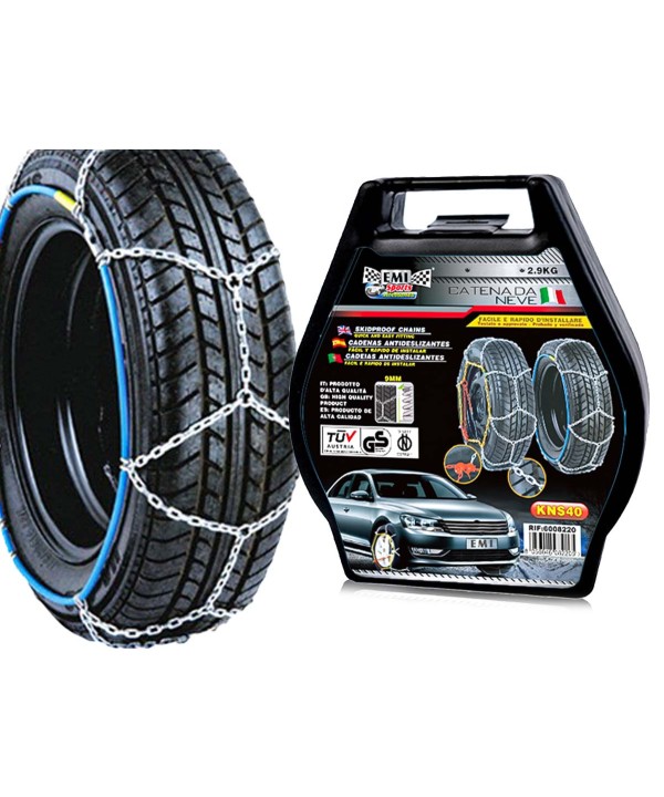 Catena Da Neve 9mm KNS40 Gruppo 40 Omologato ONORM V5117