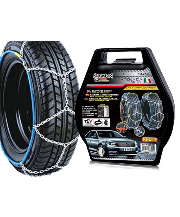 Catena Da Neve 9mm KNS50 Gruppo 50 Omologato ONORM V5117