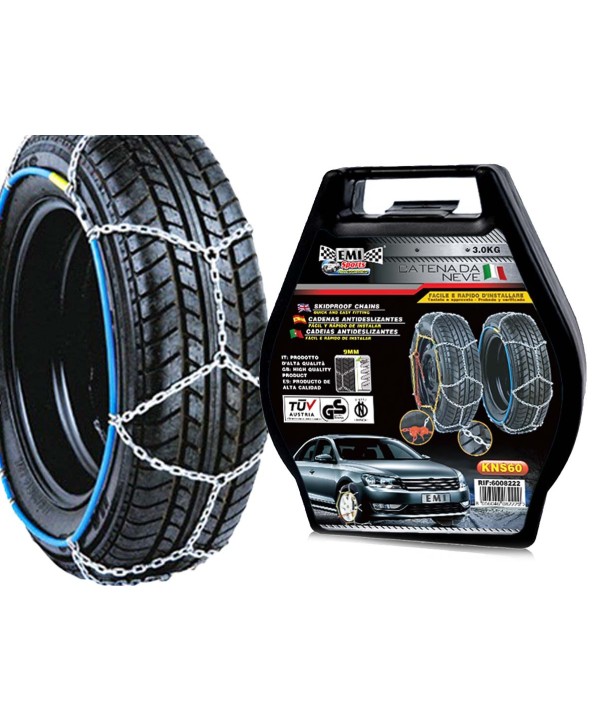 Catena Da Neve 9mm KNS60 Gruppo 60 Omologato ONORM V5117