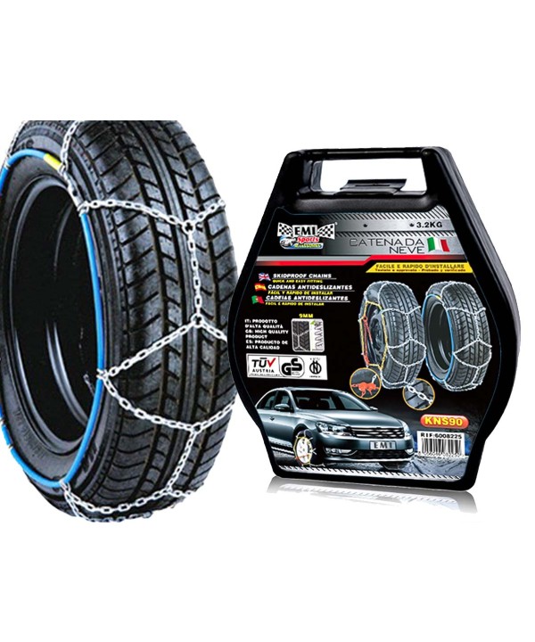 Catena Da Neve 9mm KNS90 Gruppo 90 Omologato ONORM V5117