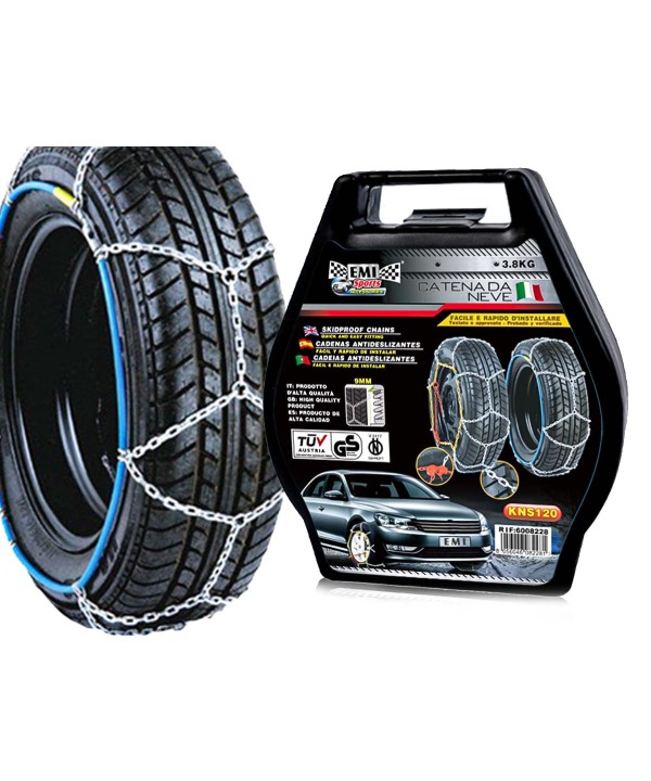 Catena Da Neve 9mm KNS120 Gruppo 120 Omologato ONORM V5117