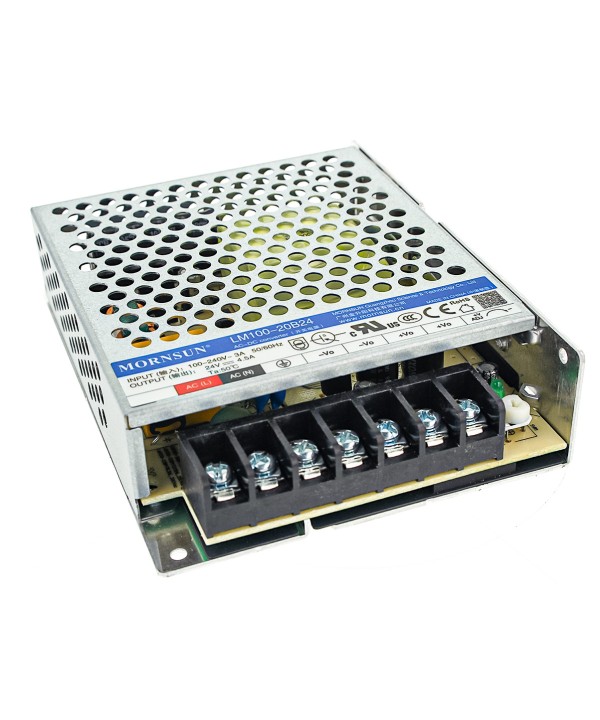 Alimentatore Trasformatore 24V 100W 4,5A Per Striscia Led 24V Mornsun LM100-20B24