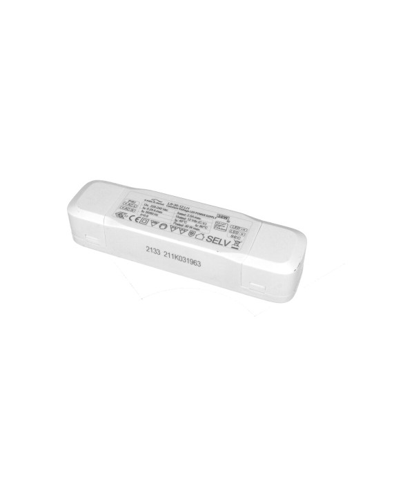 Alimentatore Trasformatore Lungo Sottile 12V 30W 2,5A Con Carcassa In Plastica Eaglerise LS-30-12 LI1