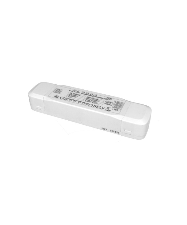 Alimentatore Trasformatore Lungo Sottile 12V 75W 6,25A Con Carcassa In Plastica Eaglerise LS-75-12 LI1