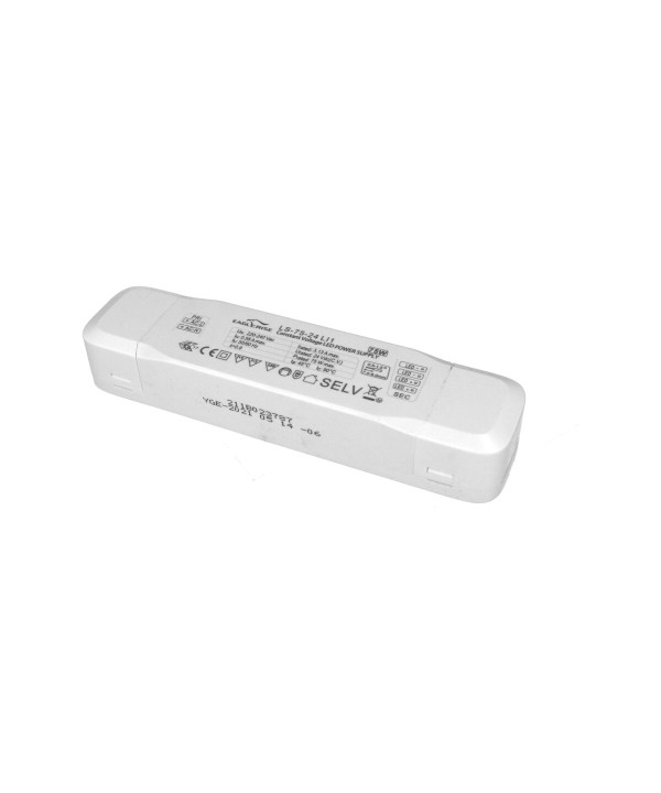 Alimentatore Trasformatore Lungo Sottile 24V 75W 3,13A Con Carcassa In Plastica Eaglerise LS-75-24 LI1